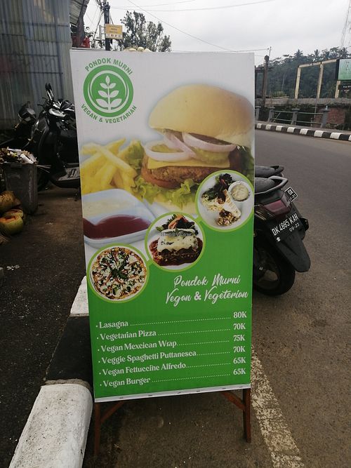 Preistafel at Pondok Murini in Ubud