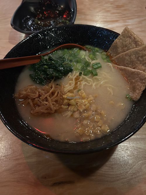Vegan miso ramen  at hapa in Portland