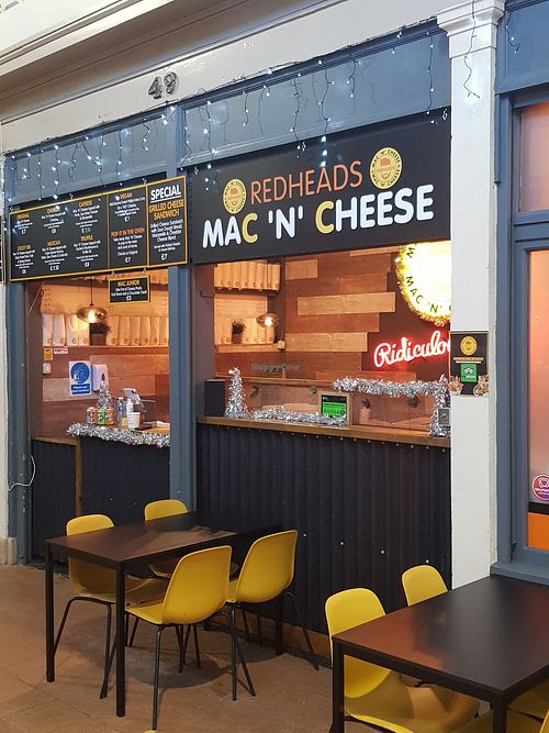 Exterior at Redheads Mac 'n' Cheese in Newcastle Upon Tyne