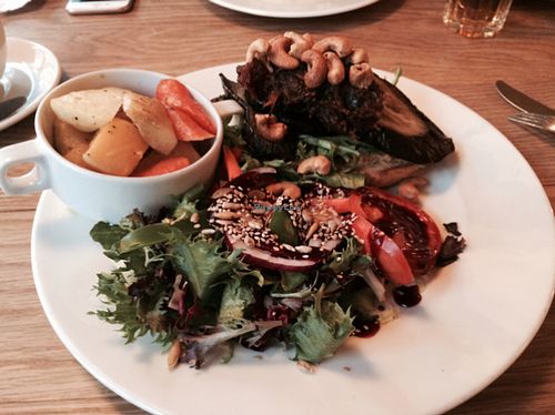 The infamous vegan toast  at The Laundromat Cafe in Reykjavik