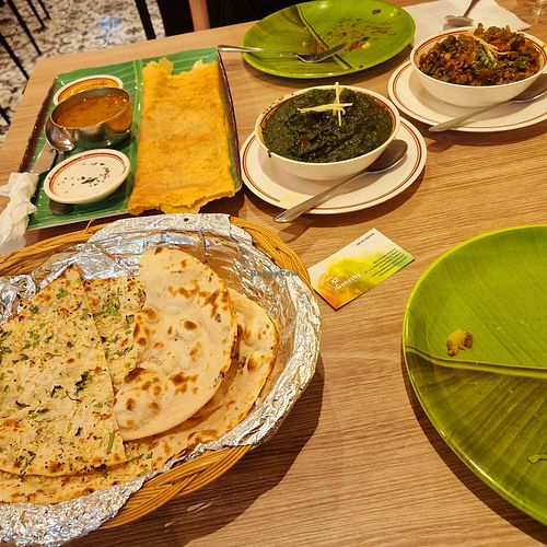 Vegan heaven and yes, it is vegan Naan   at Shree Ganesha Pure Vegetarian Indian Jain Restaurant in Phuket