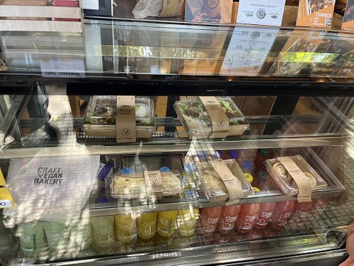 Grab-n-go meal options  at Craft Vegan Bakery Palermo in Buenos Aires