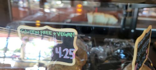 Vegan cookie at Coffee Plantation in Scottsdale