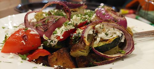 Grillowane warzywa at Bistro Nesebar in Szczecin