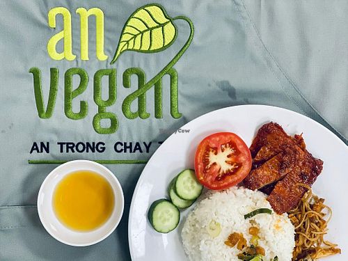 Broken Rice - Vegan Suon Bi Cha  at An Vegan in Ho Chi Minh City