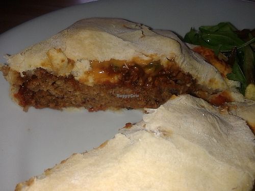 Cincinatti chilli burgizza close up at Sky Apple Cafe in Newcastle Upon Tyne