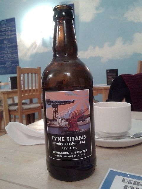 Vegan Tyne Titans IPA at Sky Apple Cafe in Newcastle Upon Tyne