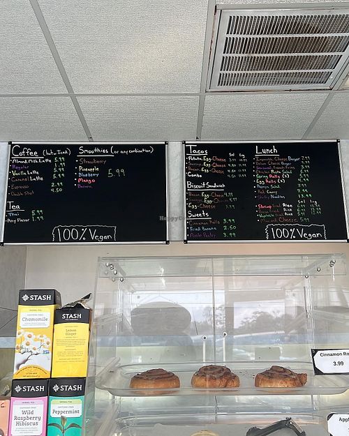 Full menu  at Vanlys Vegan Market and Eatery in Cypress