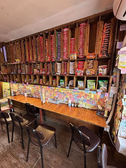 So many  at Ramen Convenience Store in Seoul