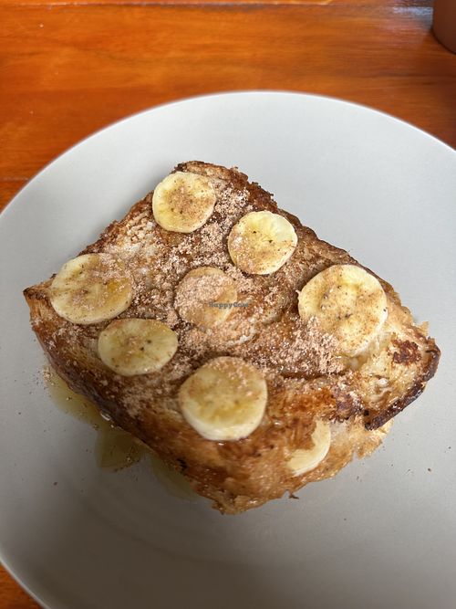 French toast   at The Jackfruit Vegan Cafe in Dikwella
