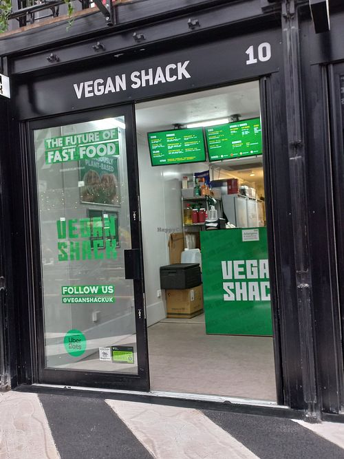 Counter at Vegan Shack in Croydon