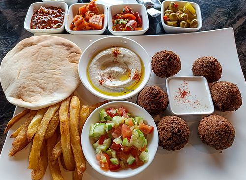 Falafel & Hummus Platter at Ogen in Hua Hin