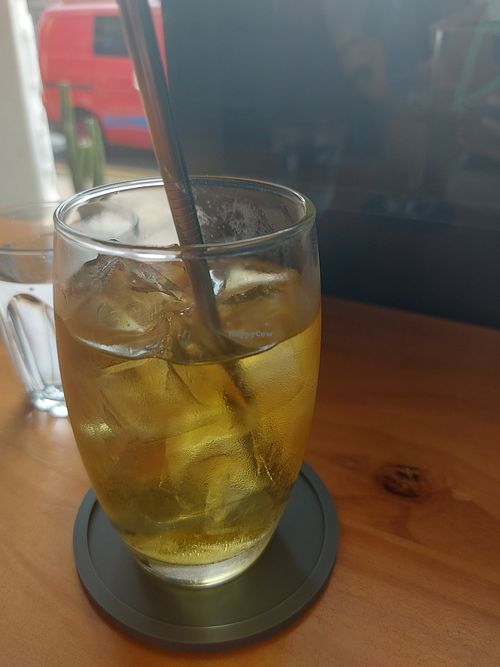 Pineapple green tea at Puck Provisions - Serangoon Rd in Central Singapore