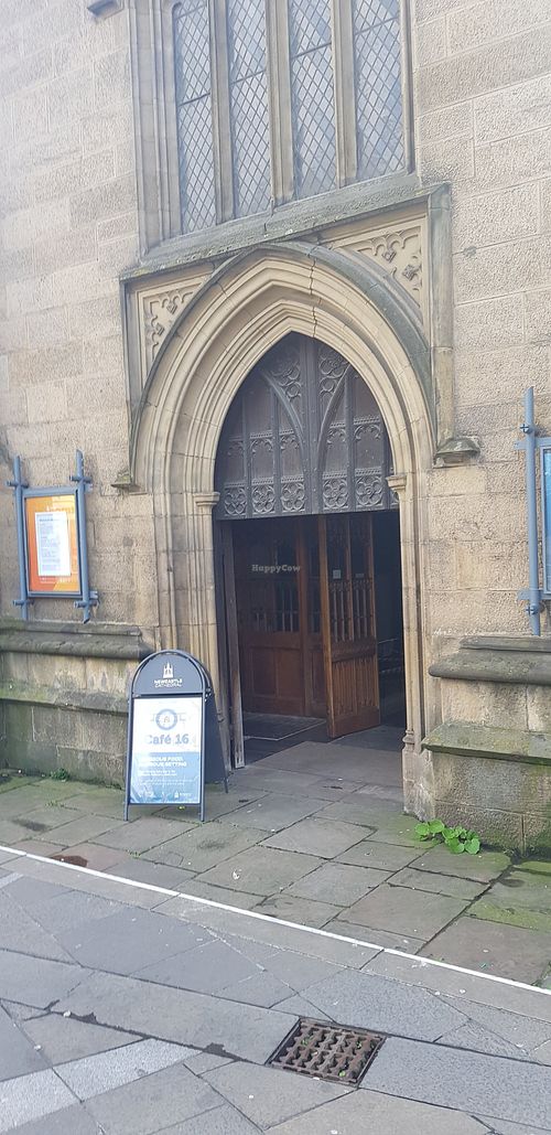 Exterior at Cafe 16 in Newcastle Upon Tyne