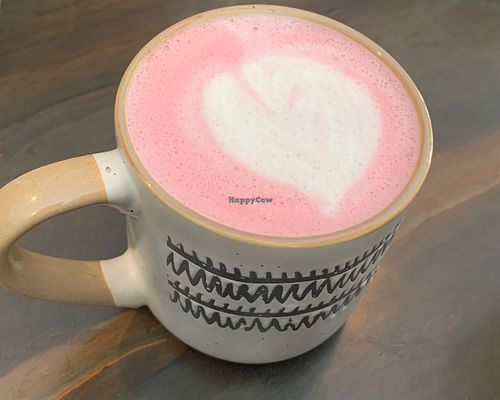 Vanilla Beetroot latte at Revelstoke Kitchen & Cafe in Toronto