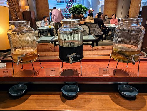 The drink station is interesting at Cha Lounge in Taipei