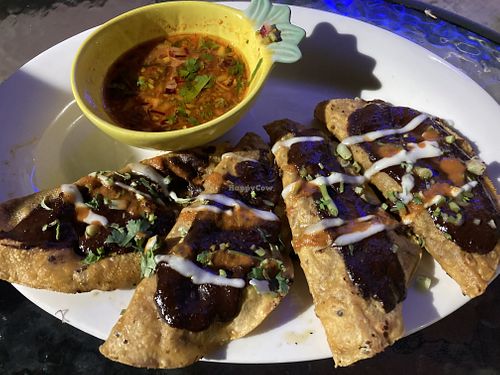 Quesabirrias .. one plate is 5 of them but my boyfriend couldn’t resist   at El Comal Chilango in Santiago