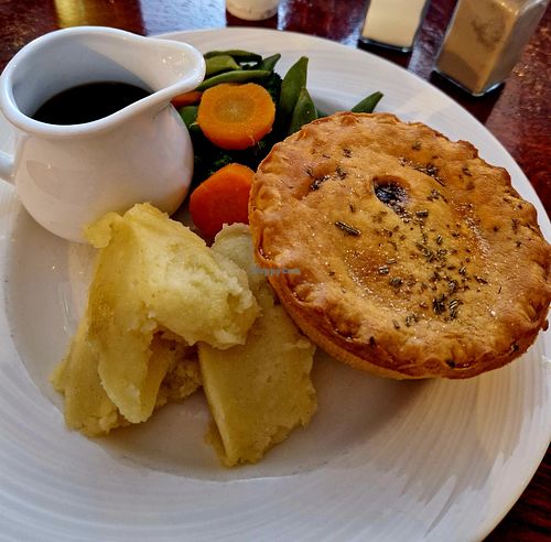 Really amazing pie and mash 😍 at The Red Lion in Badlesmere