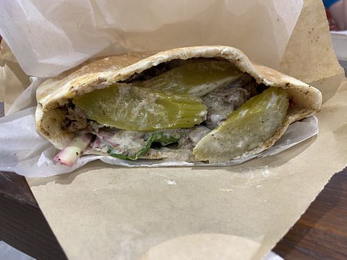 Shawarma Sandwich.  at Falafel Inc in East Rutherford