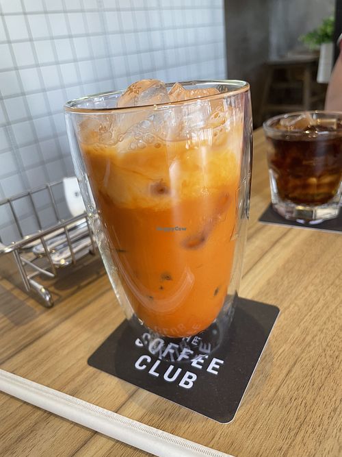 Thai Iced tea with soy milk (very sweet)  at The Coffee Club - Beach Point Phuket in Phuket