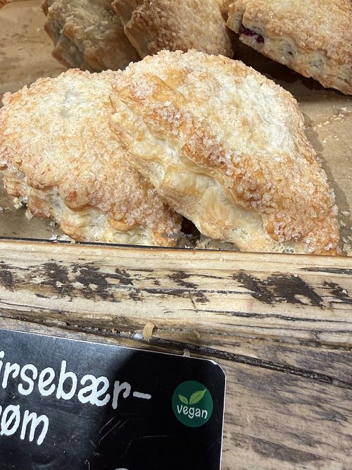 cherry danish  at Backstube Tromsoe in Tromsoe