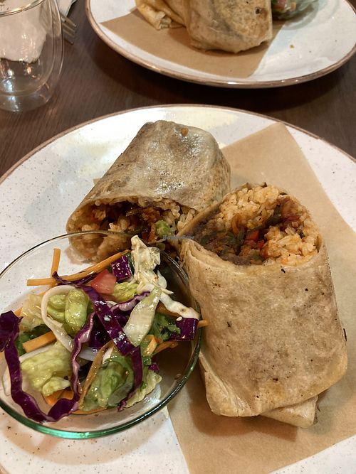 Vegan burrito   at Copala Mexican Restaurant in Dubai