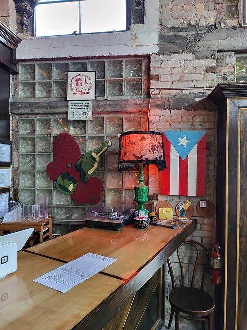 Antique walls at La Setima Club in Tampa