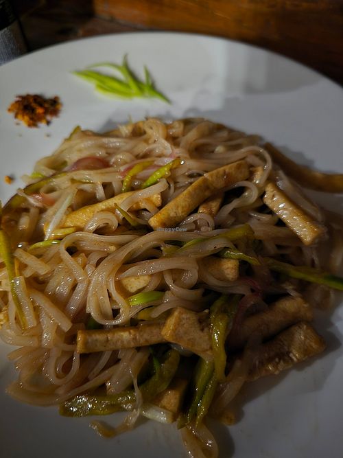 Pad thai vegan. at TriVal El Nido in El Nido