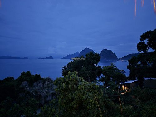 The view at TriVal El Nido in El Nido