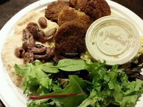 middle eastern plate at Veg Out in Haiku