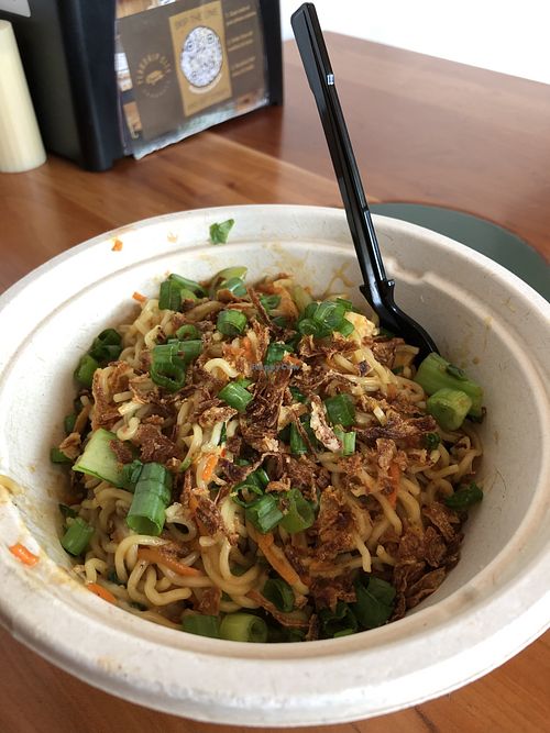 Thai Chili Ramen with Tofu & Veg  at noodlelove in Erie