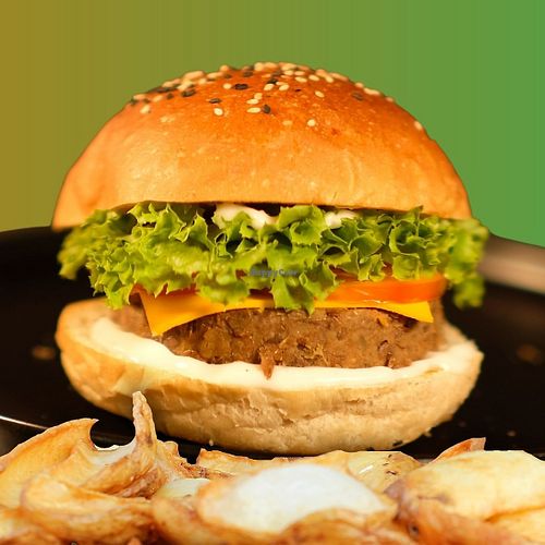 Sandwich de Lentejas at Kopā Burgers in Santiago