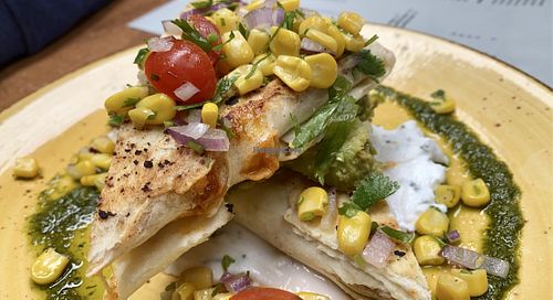 Vegan Jackfruit Quesadillas   at Appleseed Cafe in Strathalbyn