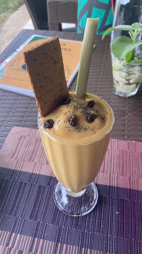 Super duper power smoothie!  at Villa Potenciana Restaurant in Malapascua Island