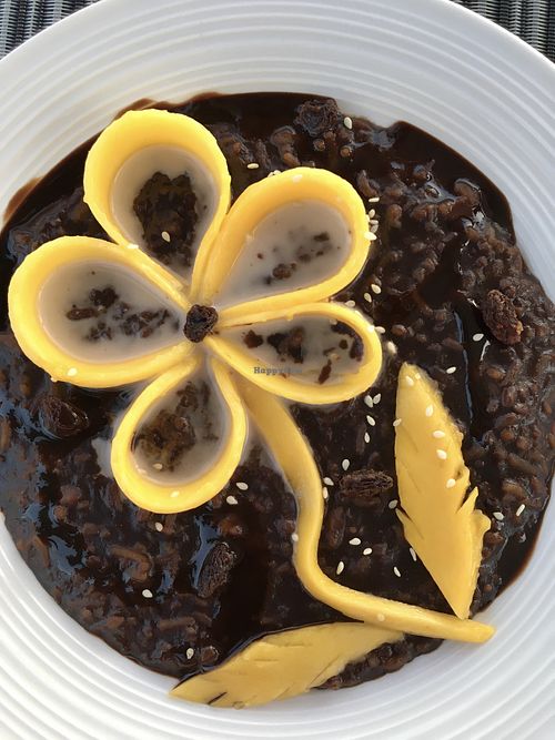 Vegan champorado   at Villa Potenciana Restaurant in Malapascua Island