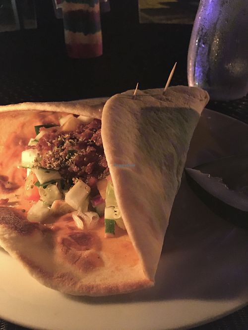 Shawarma de Sandro (ask to make it vegan)  at Villa Potenciana Restaurant in Malapascua Island