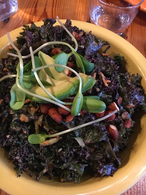 Kale Salad  at Cafe Gratitude in Kansas City