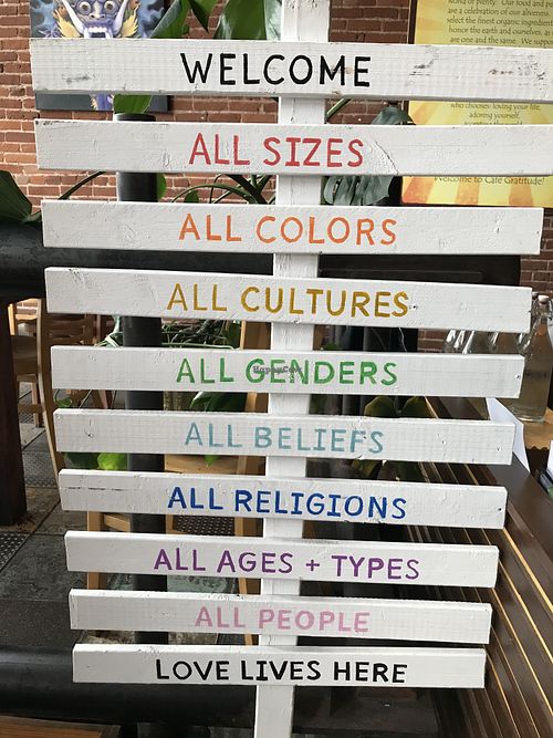 Inside at Cafe Gratitude in Kansas City