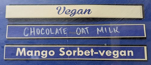 vegan flavors at Handel's Homemade Ice Cream in Royersford