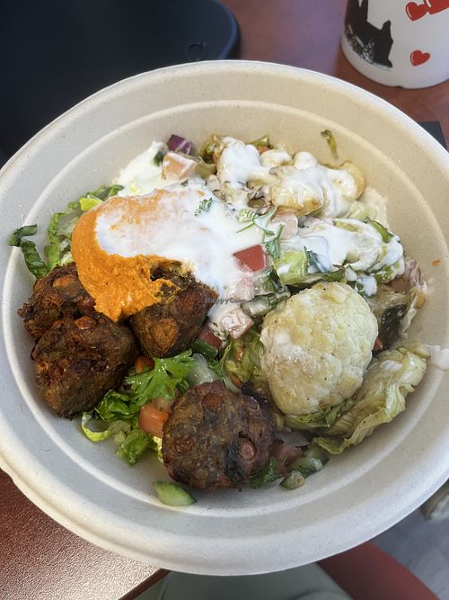 Falafel with extra veggies, salad bowl  at CAVA in Coppell