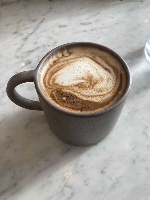 Flow coffee  at Shroom Town in London