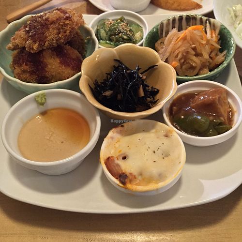 veggie katsu at Morpho Cafe in Kyoto