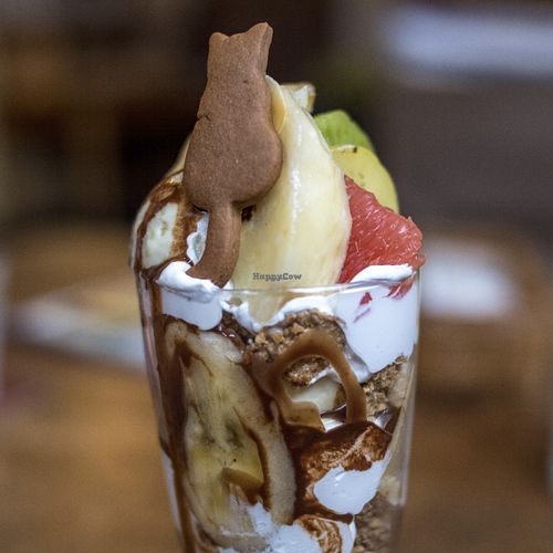 dessert at Morpho Cafe in Kyoto