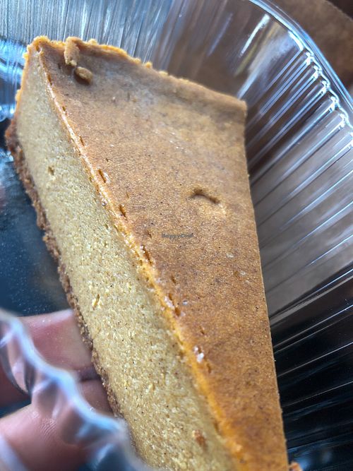 Pumpkin Cheesecake (Seasonal) at Real Food Daily - Pasadena in Pasadena