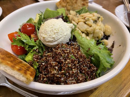 Mediterranean salad at Real Food Daily - Pasadena in Pasadena