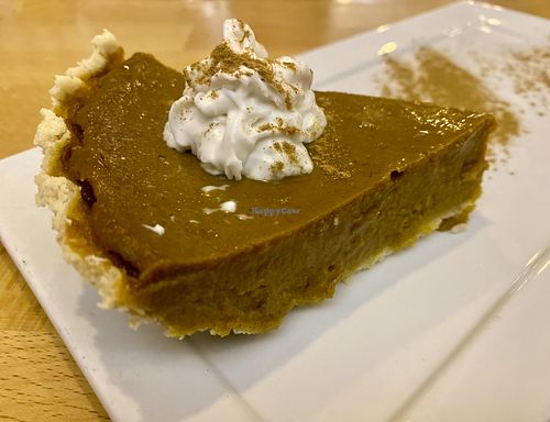 Pumpkin pie   at Real Food Daily - Pasadena in Pasadena