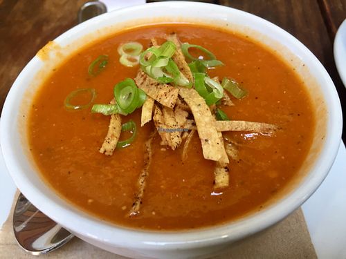 tortilla soup at Real Food Daily - Pasadena in Pasadena