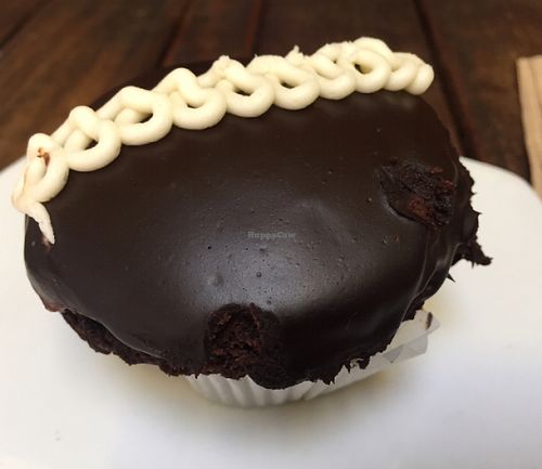 Fauxstess cupcake  at Real Food Daily - Pasadena in Pasadena