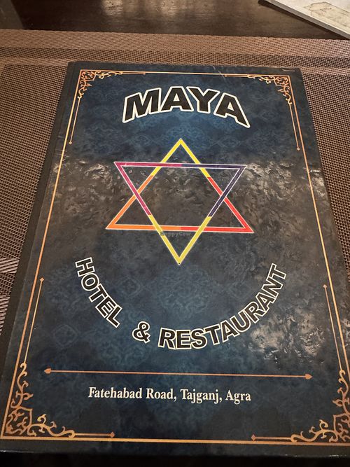 Menu  at Maya Hotel & Restaurant  in Agra