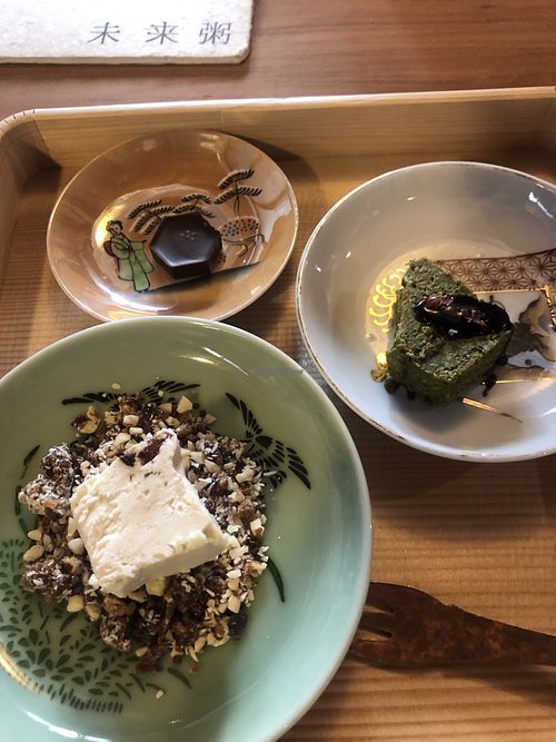 Amazing raw vegan sweets  at Fune Ethical Lifestyle in Kyoto